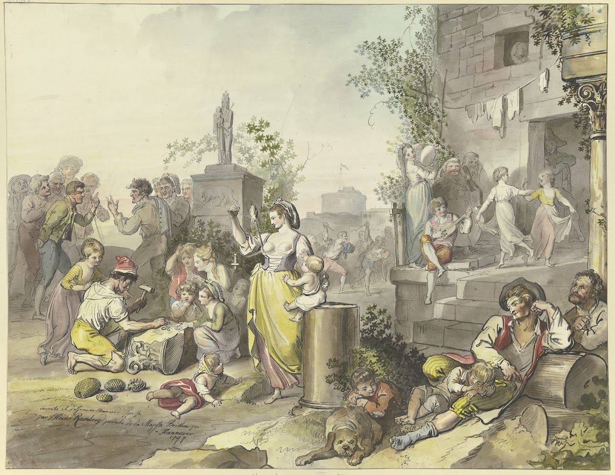 Amusements in Trastevere 1797