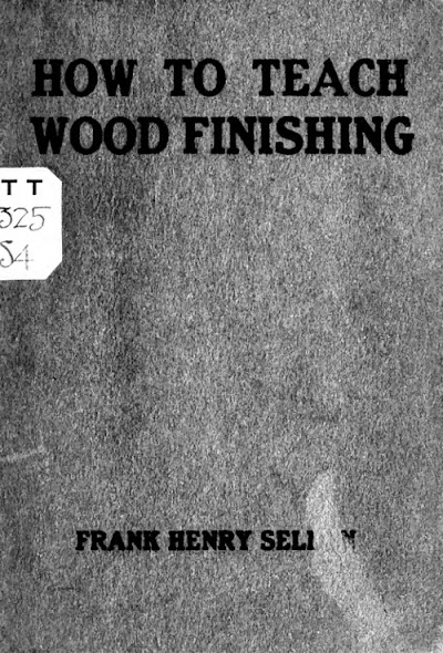 how to teach wood finishing 1914