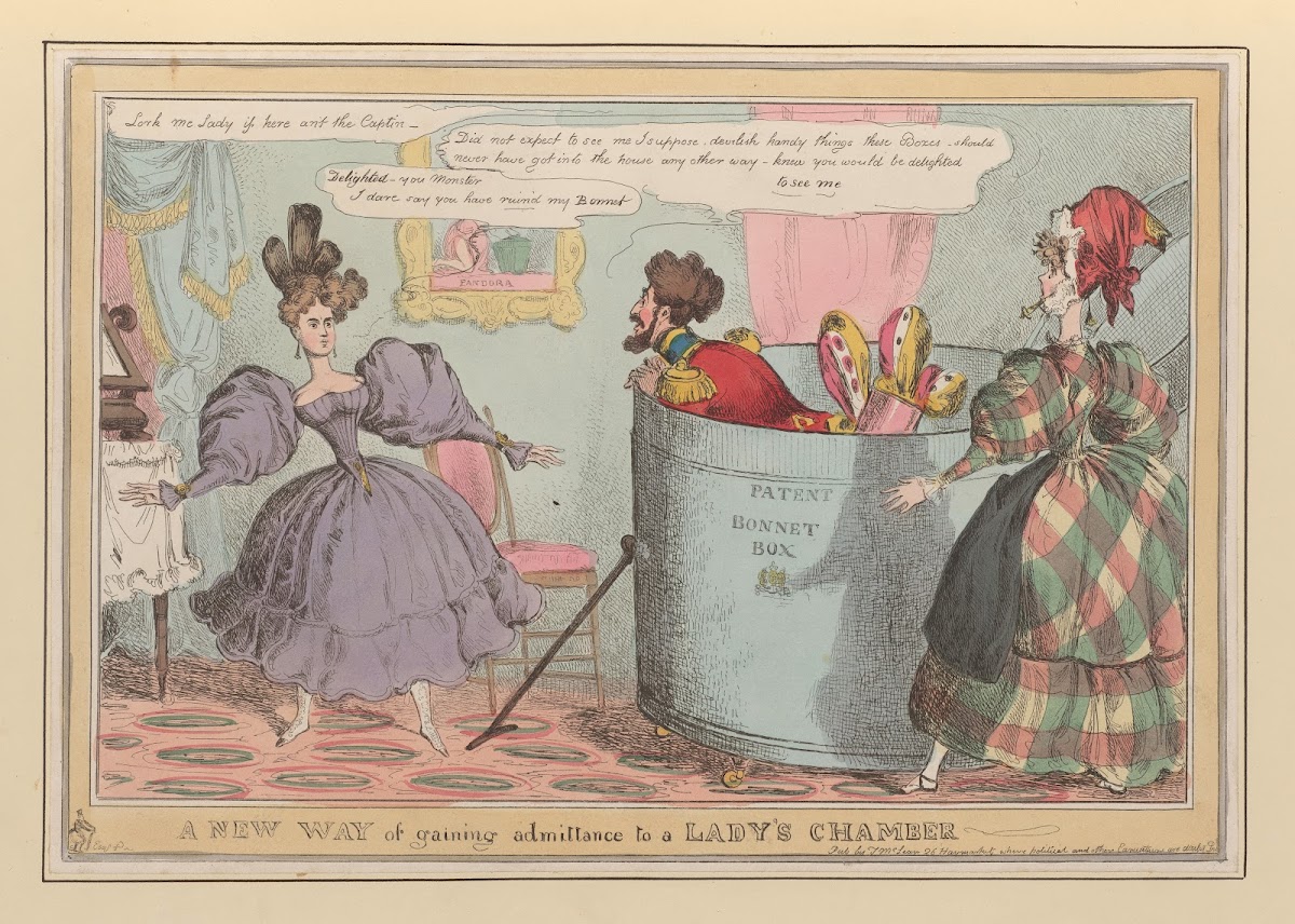 A new way of gaining admittance to a ladys chamber 1827 1829