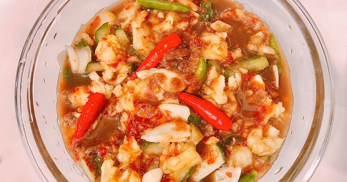 Mắm nêm dưa chuột đơn giản