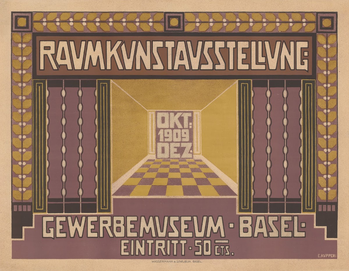 Raumkunstausstellung Gewerbemuseum Basel 1909