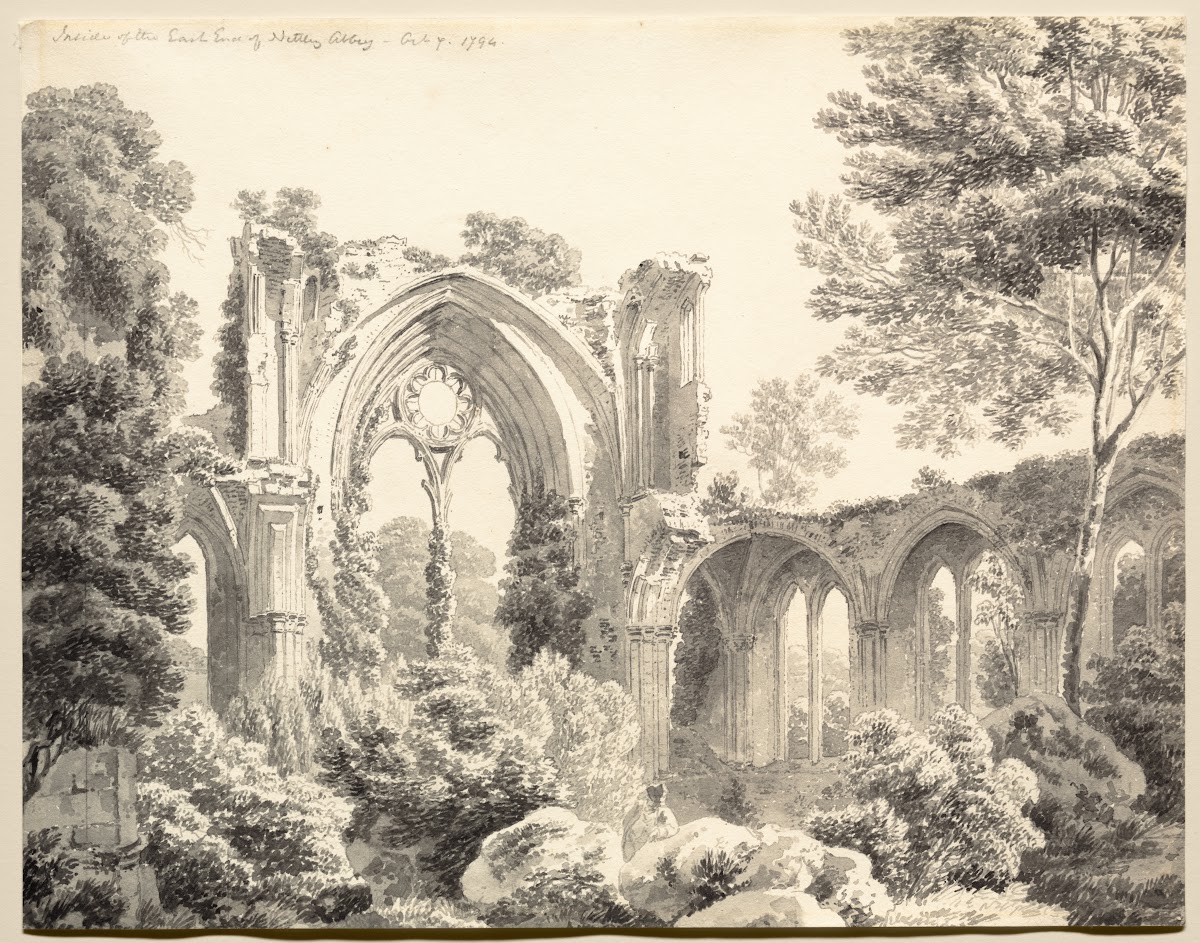 Inside the East End of Nettley Abbey 1794