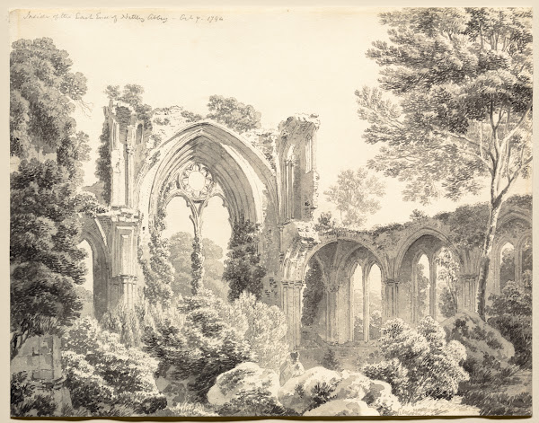 Inside the East End of Nettley Abbey 1794