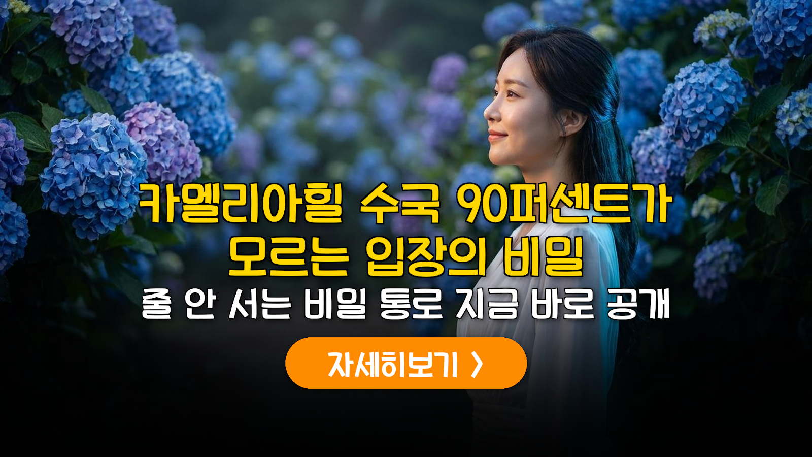 2026 제주 카멜리아힐 수국 개화 및 관람 가이드