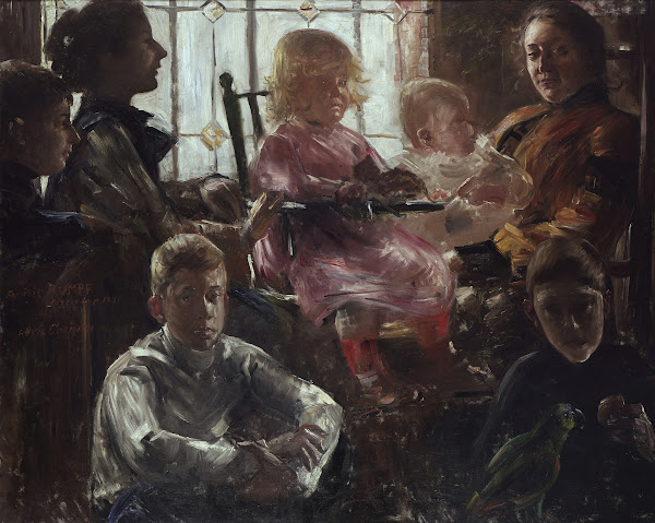 The Family of the Painter Fritz Rumpf 1901