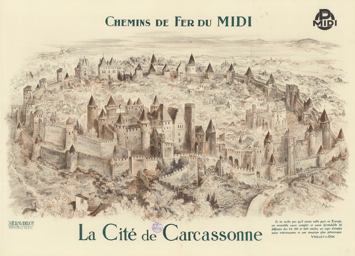 Chemins de fer du Midi La Cité de Carcassonne