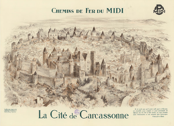Chemins de fer du Midi La Cité de Carcassonne