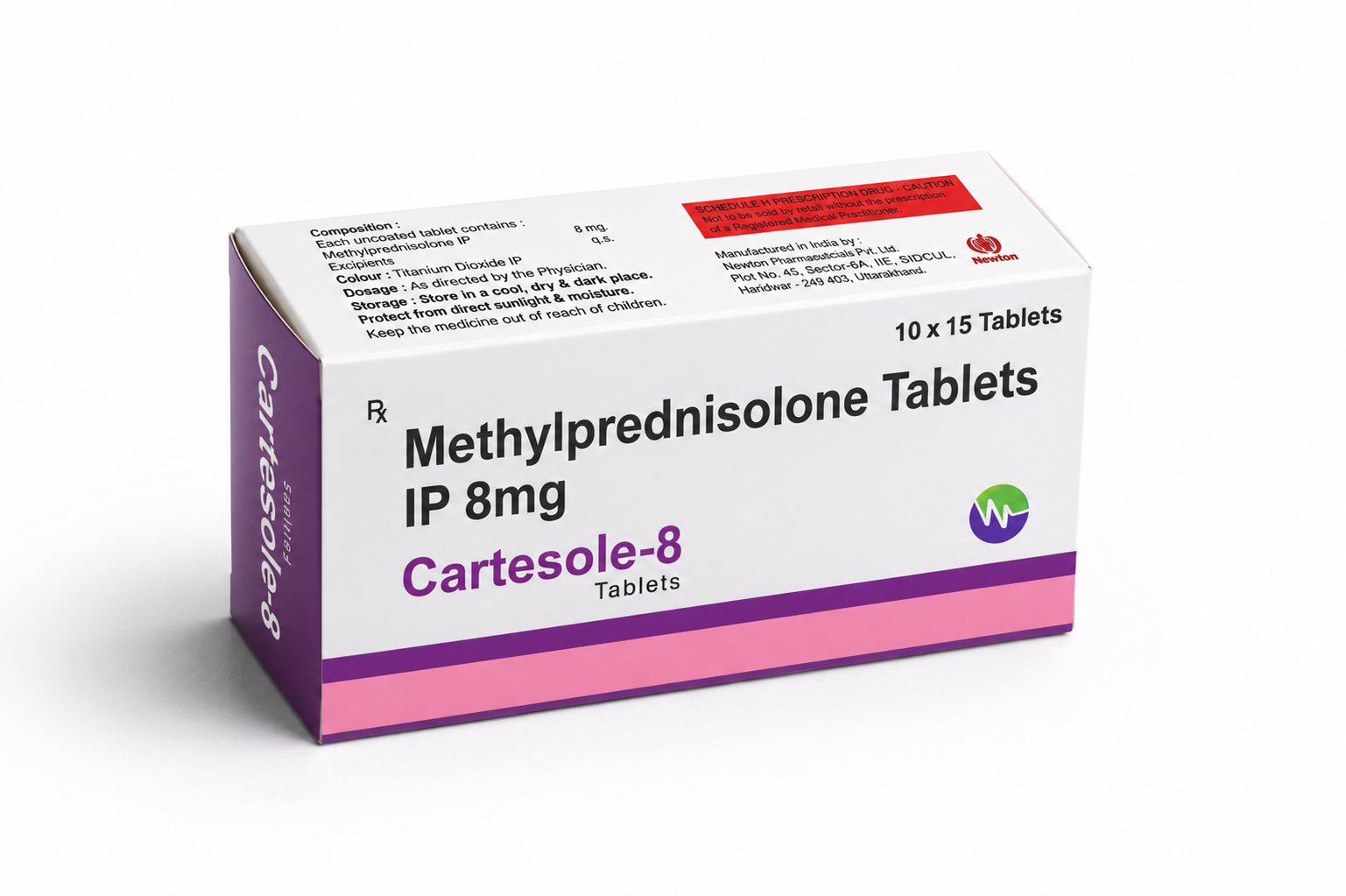 CARTESOL-8 TAB — Methylprednisolone 8mg
