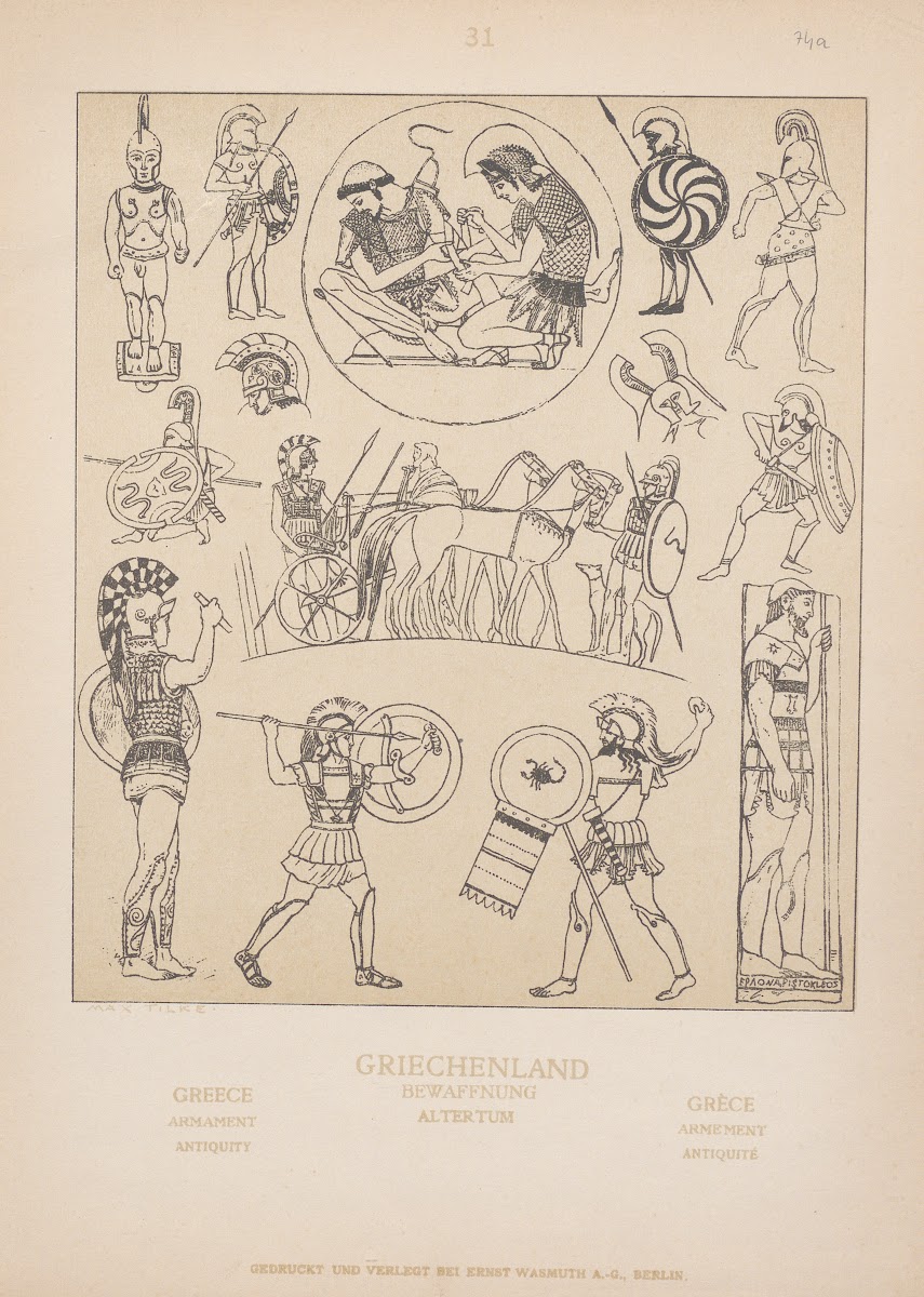 Greece Armament Antiquity 1905