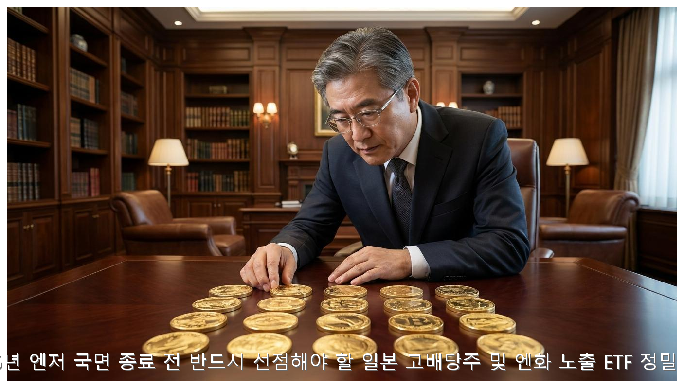 2026 일본 고배당주 및 엔화 ETF 투자 정밀 분석 핵심 안내 및 분석 인포그래픽 (3)