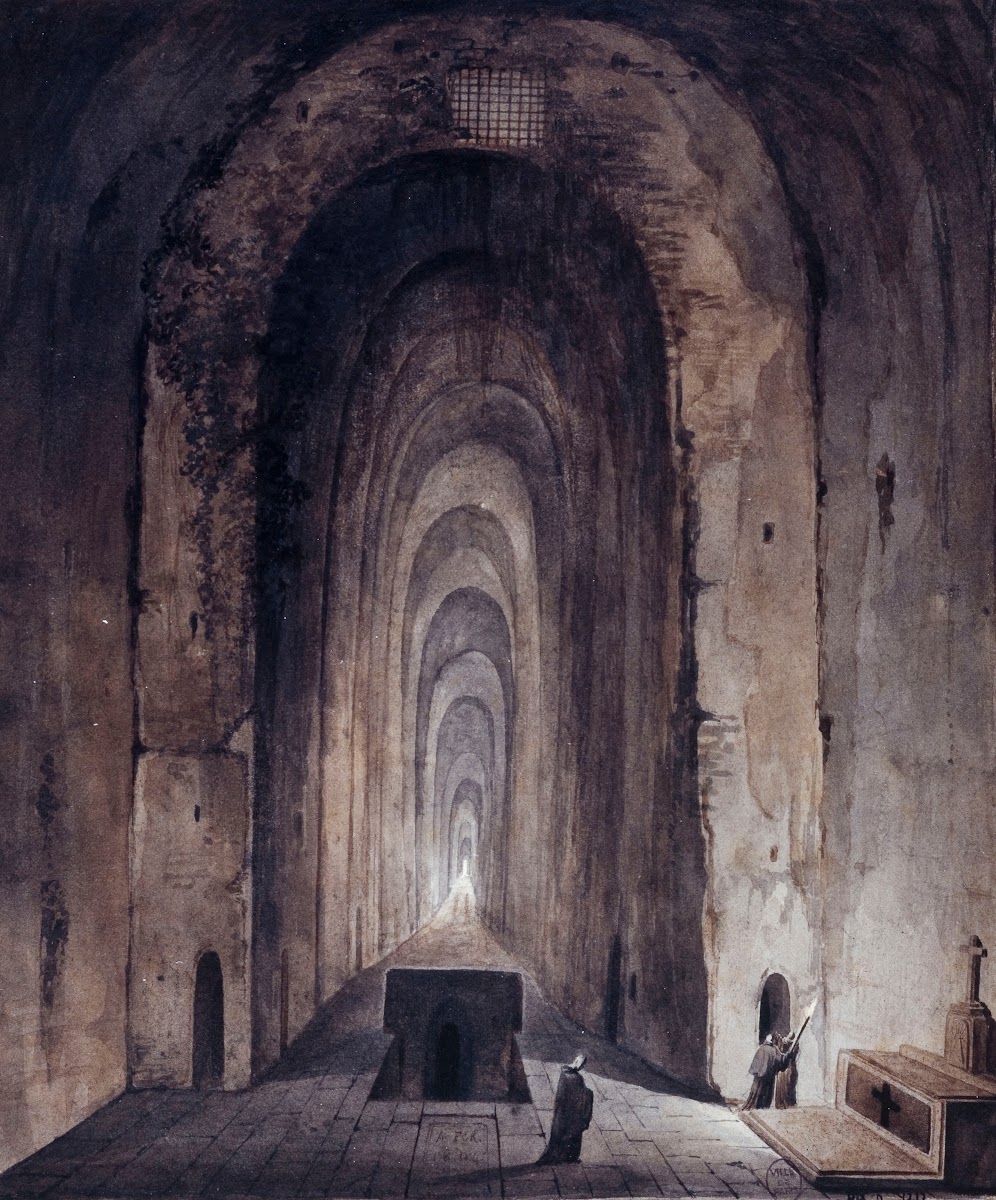 Les Catacombes de Saint Agnès à Naples 1804