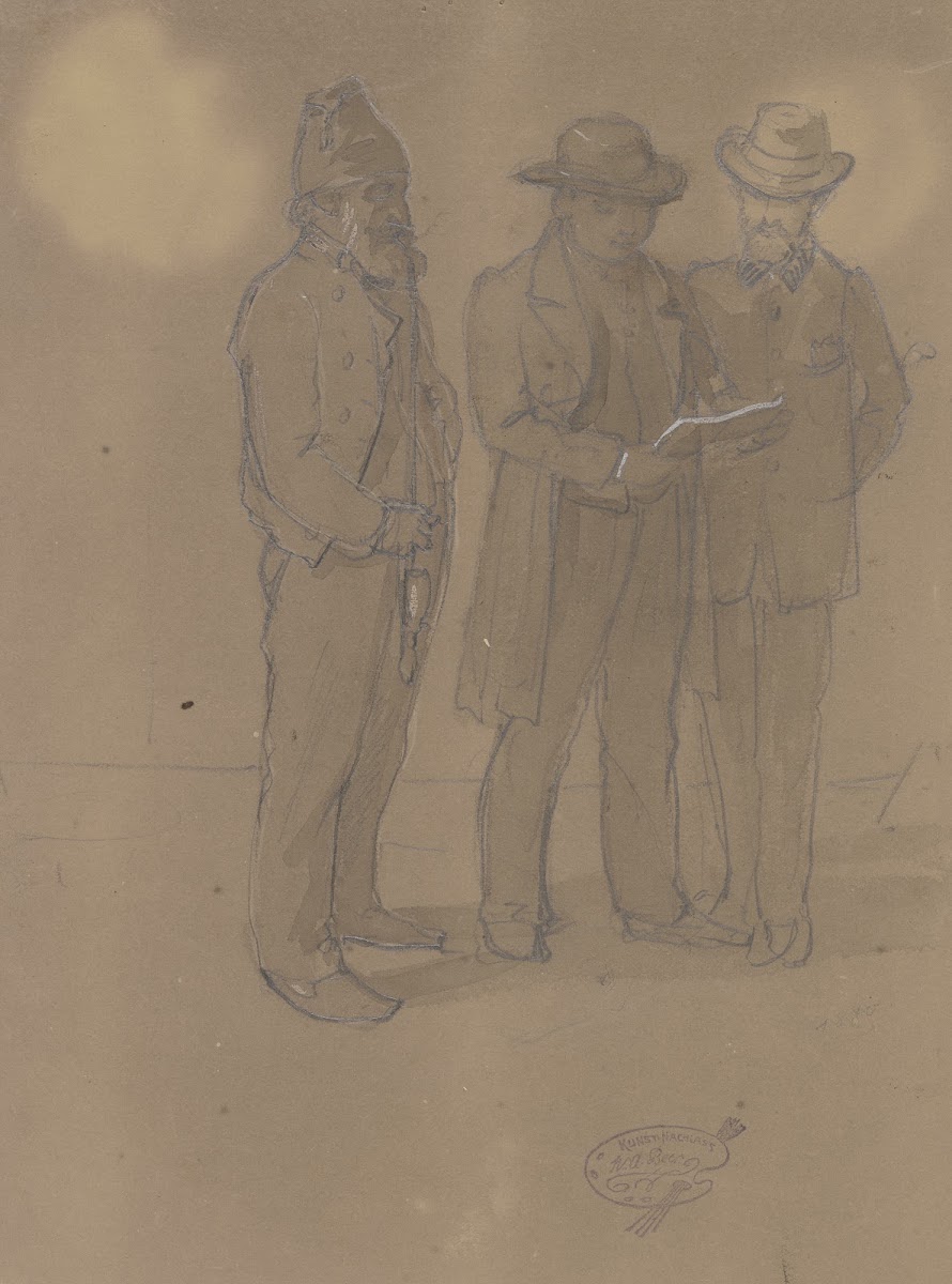 Verlesung einer Kriegsdepesche 1870