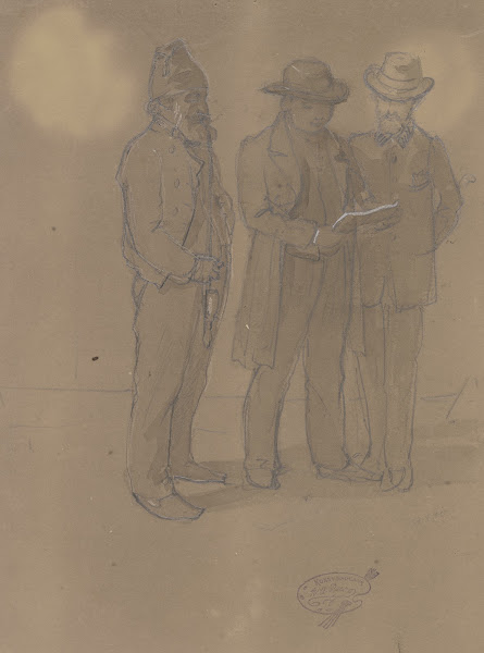 Verlesung einer Kriegsdepesche 1870