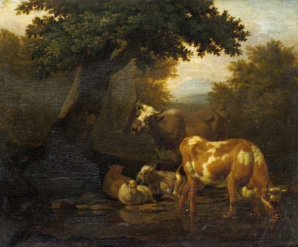 Cattle at the Watering Place