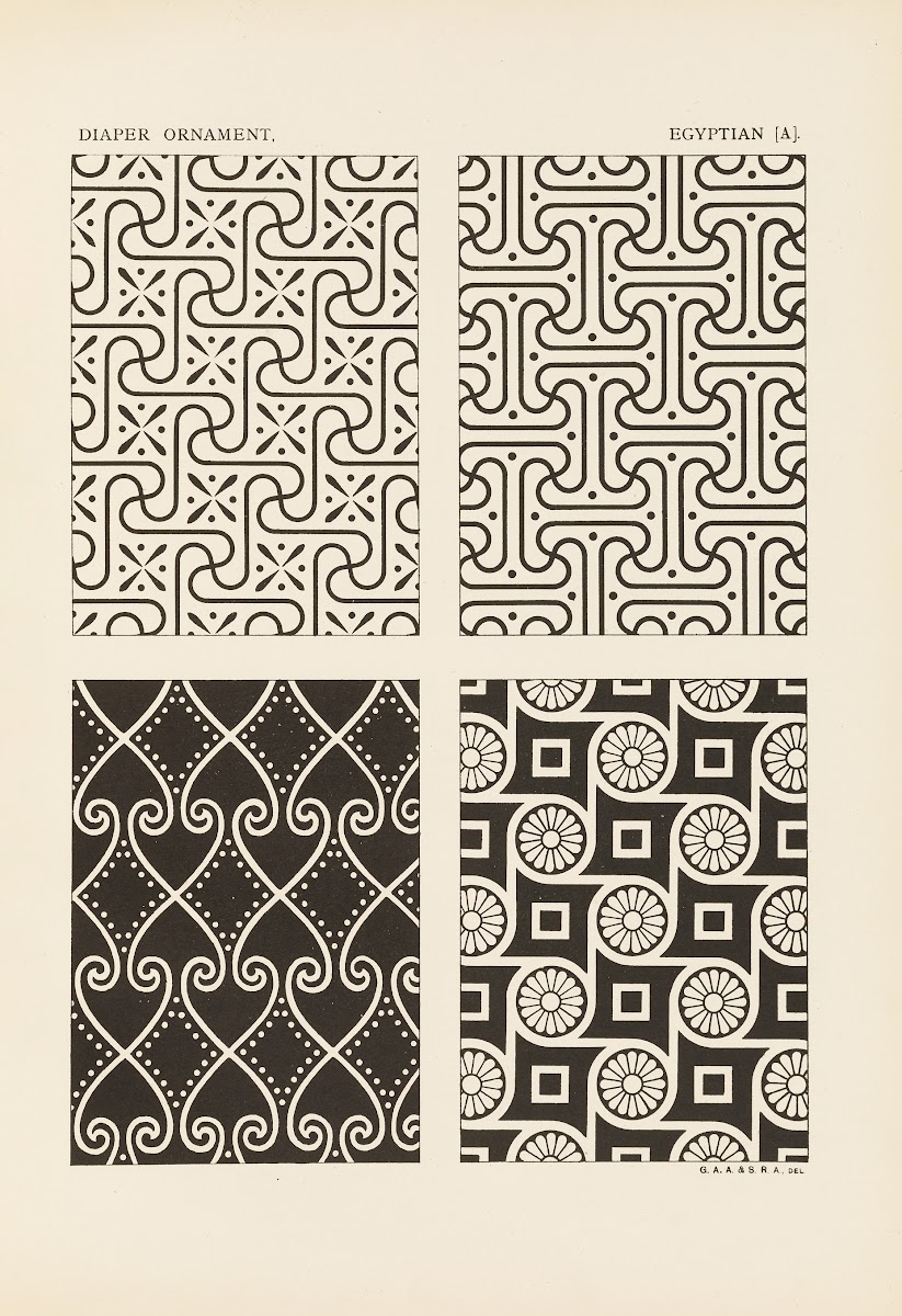 Outlines of ornament in the leading styles Pl18 1881
