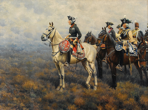 Frederick the Great Surveying the Field of Battle 1922