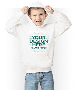 Gildan 18500B (US) - Youth Heavy Blend Hooded Sweatshirt (DTG)
