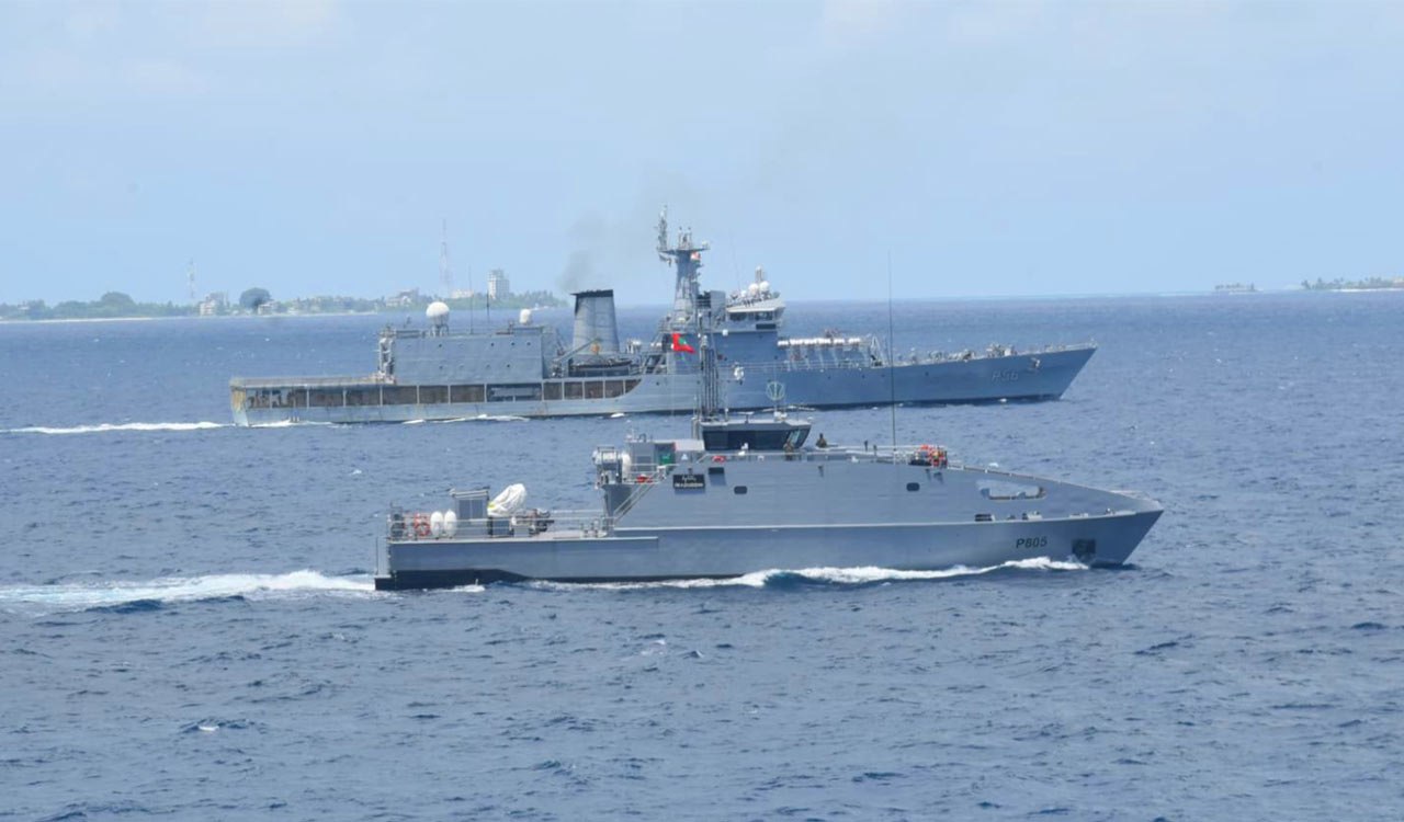 Indian Navy Training Squadron Wraps Up Maldives Drills