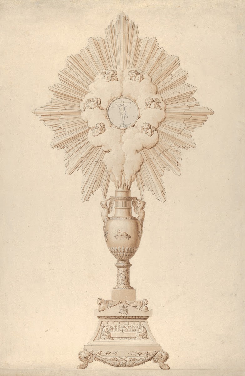 Design for a Monstrance Presented to the City of Trieste by King Louis XVIII ca