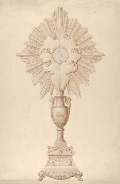 Design for a Monstrance Presented to the City of Trieste by King Louis XVIII ca