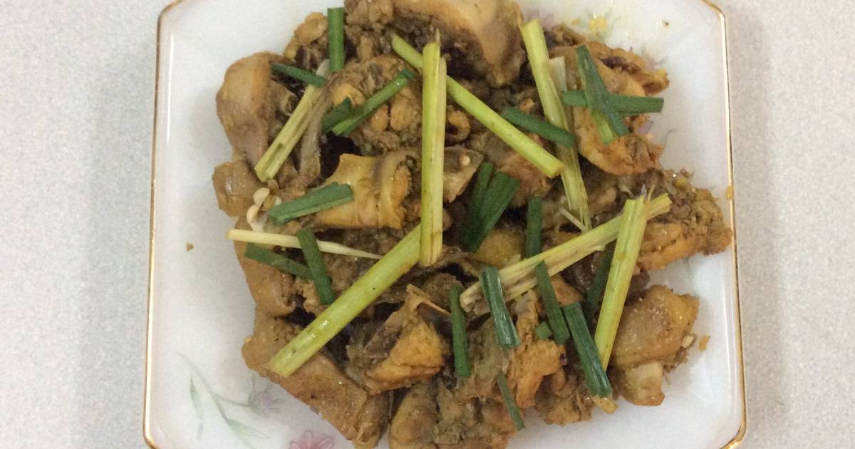 Gà rang sả, ớt