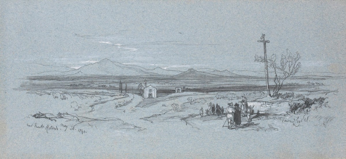 View Near Monto Rotondo Italy 1840