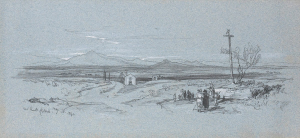 View Near Monto Rotondo Italy 1840