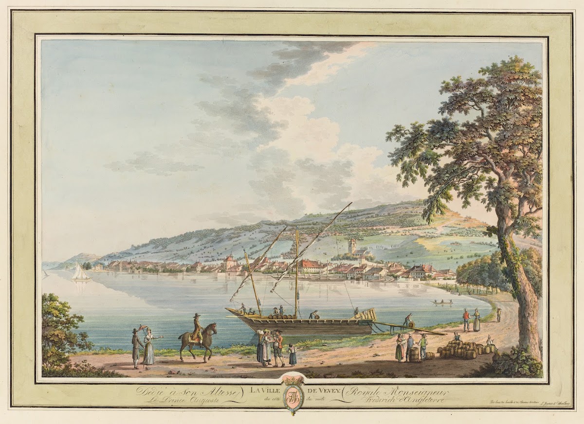 La Ville de Vevey du côté du midi