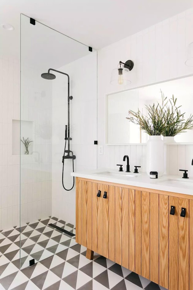 salle de bain de style industriel