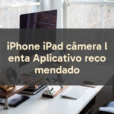 câmera lenta miniatura