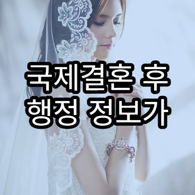 국제결혼 후 행정 정보가 자동 반영되지 않는 항목 정리