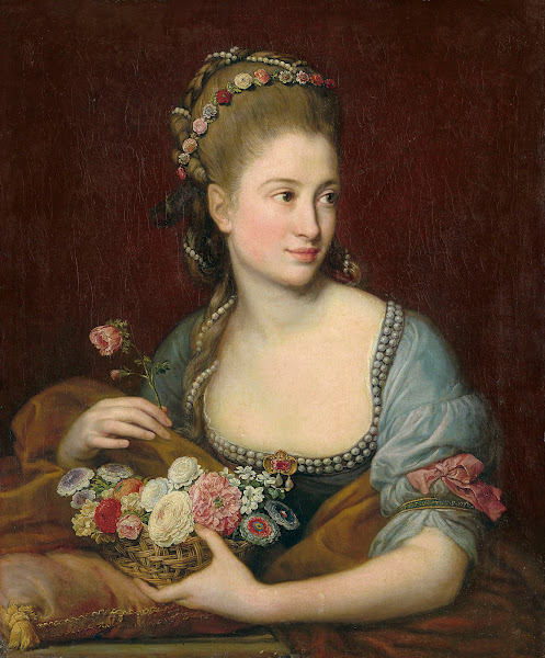 Portrait of a lady as Flora 1775