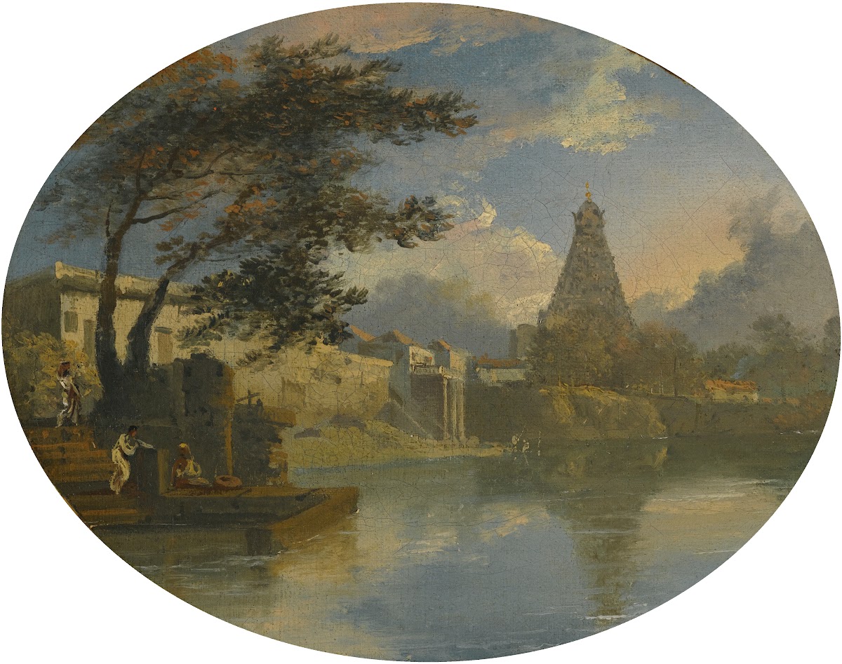 View Of Thanjavur India With The Brihadeeswarar Temple