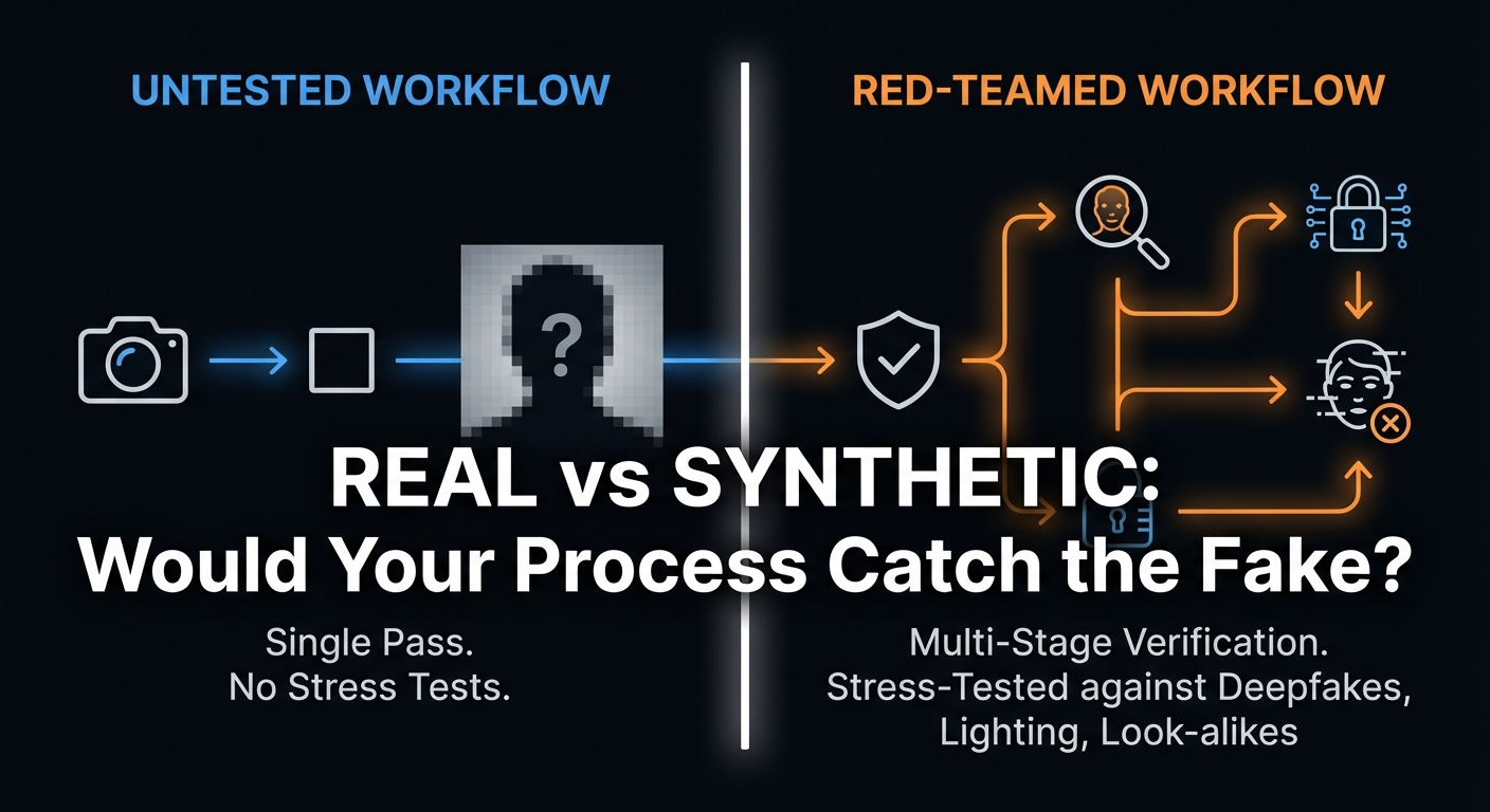 How to Red-Team Your Own Facial Comparison Workflow Against Deepfakes