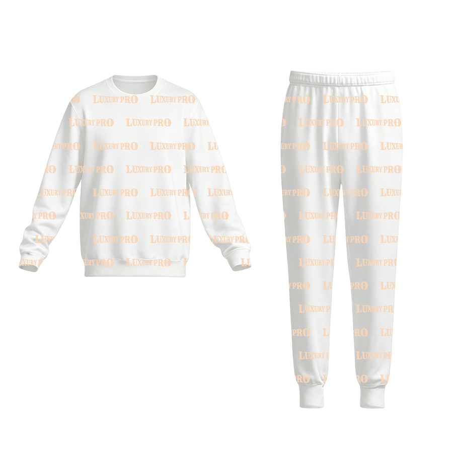 AOP Universal Round Neck Sweatshirt + Universal Sweatpants Set