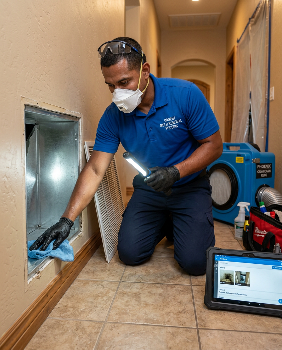 How much does it cost to clean mold from air ducts?