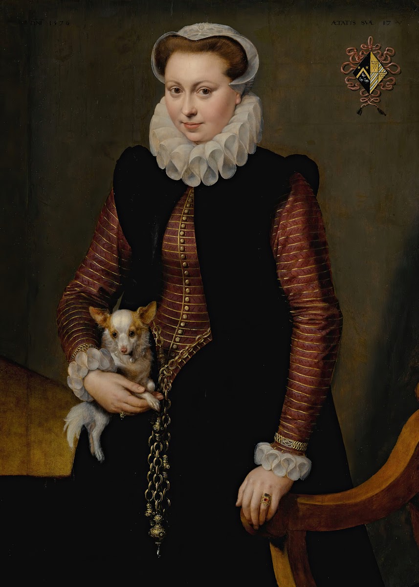 Portrait of a young woman aged 17 1576