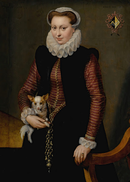 Portrait of a young woman aged 17 1576