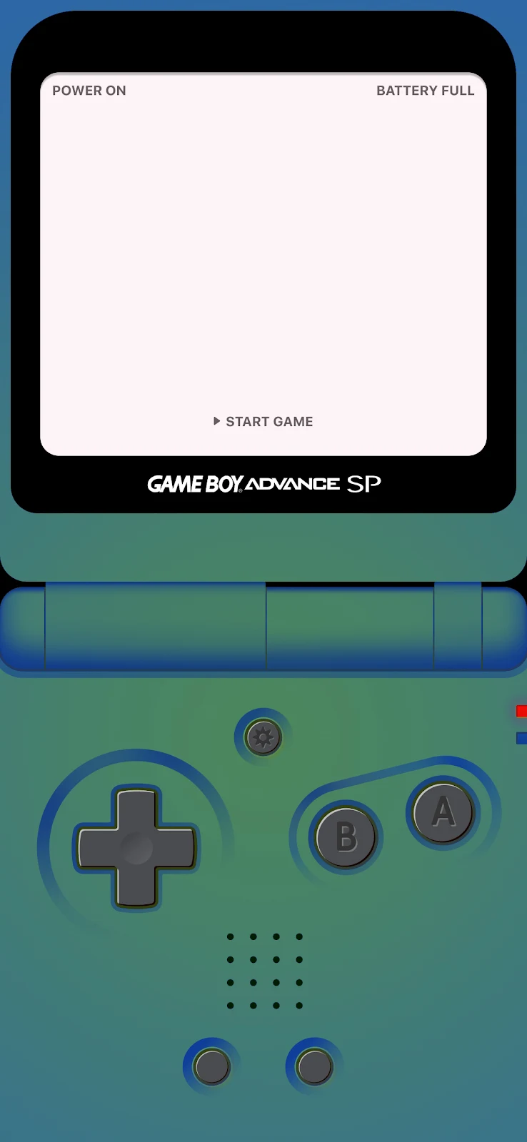 a cool Game Boy Green Gradient Full HD iPhone wallpaper for free download in high quality [1179x2556]