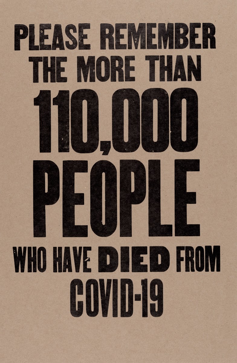 Please Remember The More Than 110000 People Who Have Died From COVID 19 2020