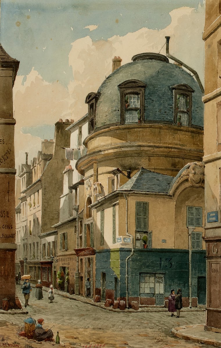 Lancienne école de médecine en 1869
