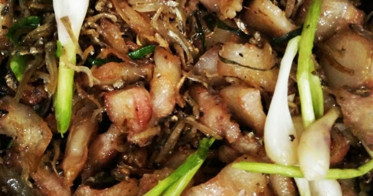 Thịt ba chỉ kho cá cơm khô