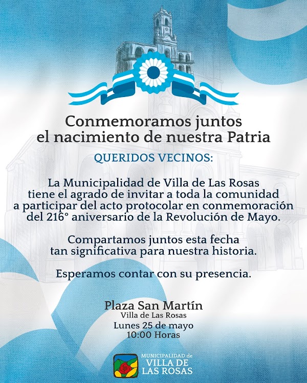 Acto Protocolar 25 de Mayo