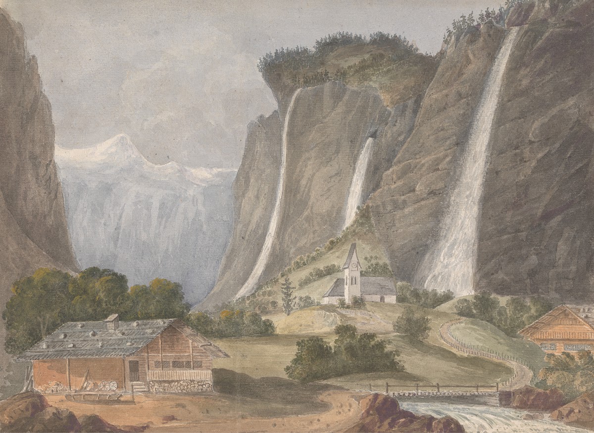 Staubbach Lauterbrunnen Switzerland 1818