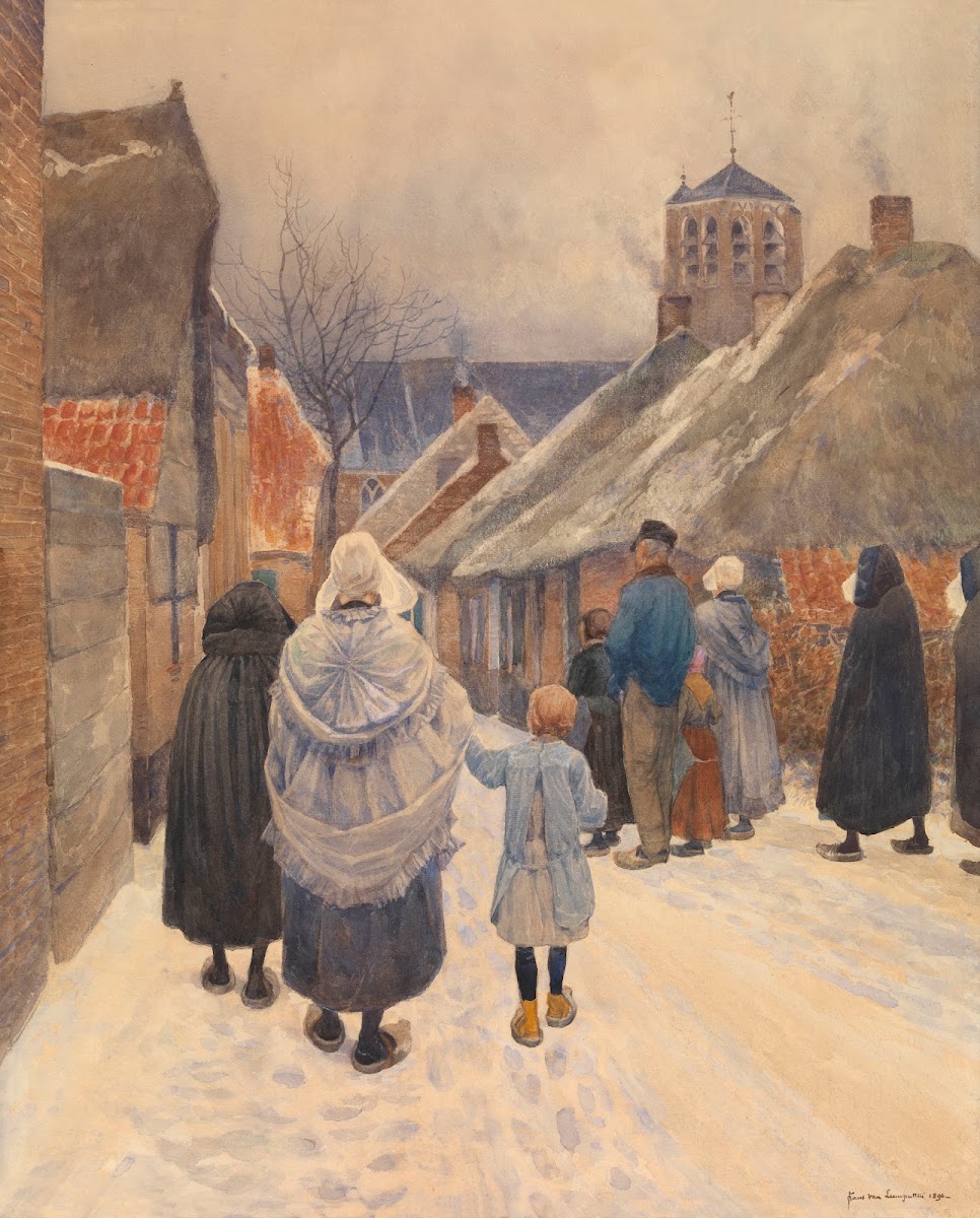 Sunday morning in Wintertime 1896