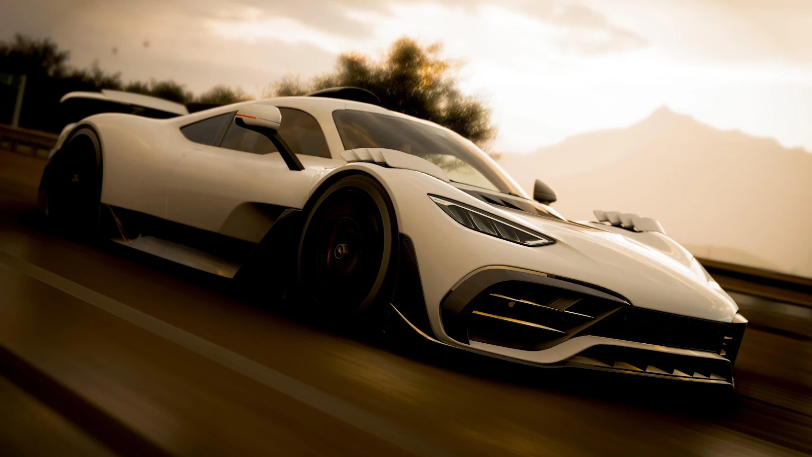 Mercedes-AMG One Sunset Drive - Game Photography 4K Wallpaper (3840x2160)