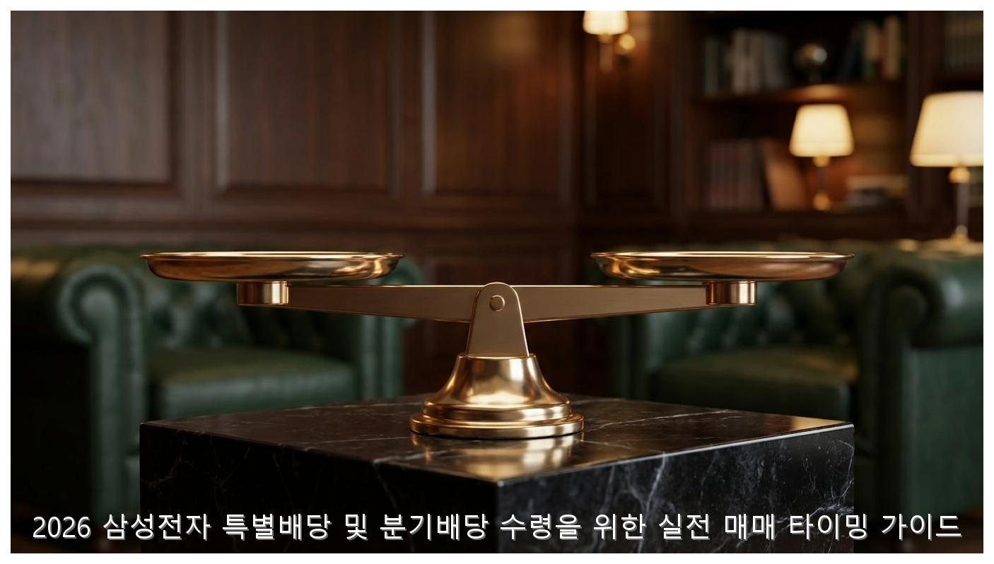 2026 삼성전자 특별배당 및 분기배당 수령을 위한 실전 매매 타이밍 가이드 핵심 안내 및 분석 인포그래픽 (4)
