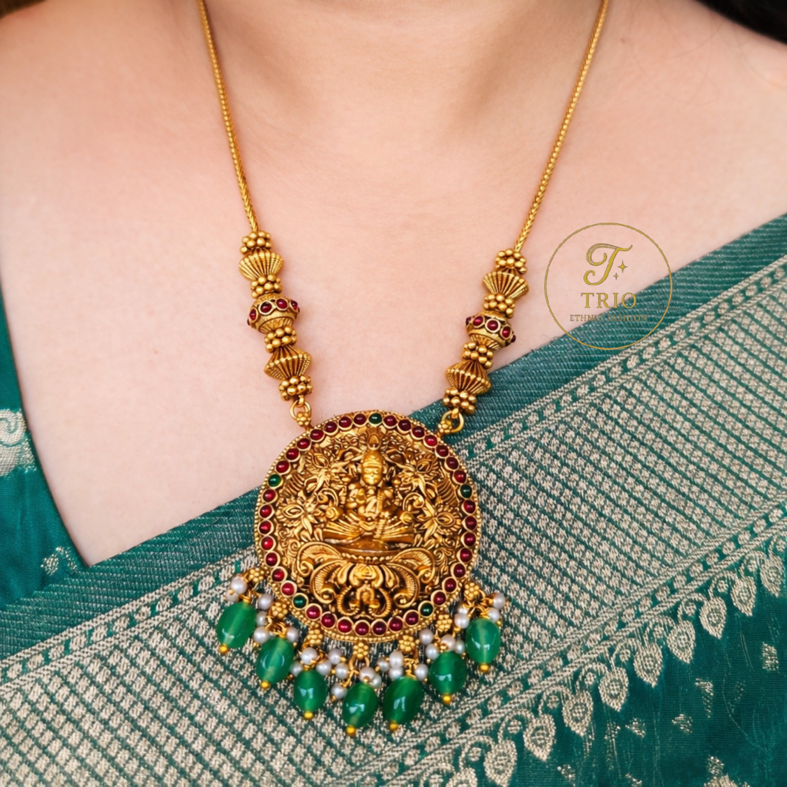 Antique Lakshmi Necklace Set