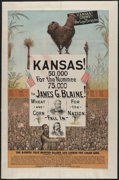 The banner that boosted Blaine and locked the Logan link 1884