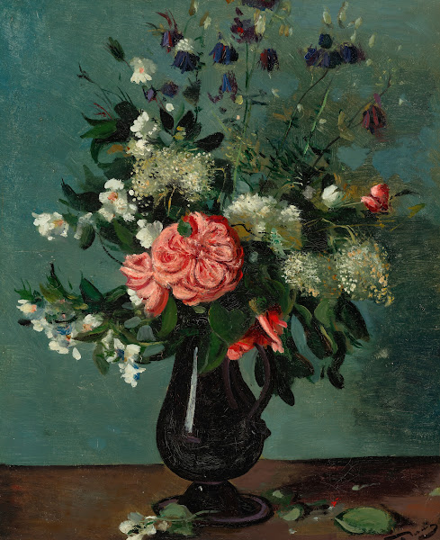 Fleurs des champs dans un pichet 1944 1948